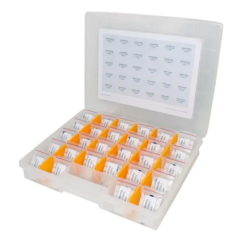 Vishay Surface Ceramic Capacitor Kit 15, Surface Mount, 6.3V to 200V, 0.1pF to 0.9pF, Model VJ0603HIFRQ3KIT