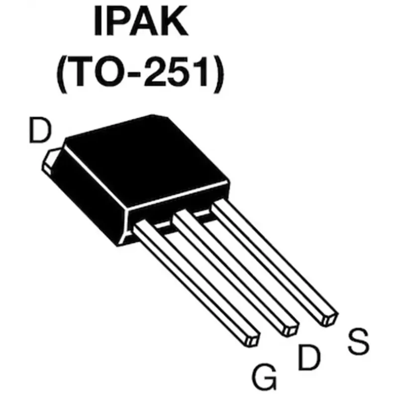 Vishay E N-Channel Power MOSFET, 4.4 A, 800 V Enhancement Mode, Through Hole IPAK Package SIHU5N80AE-GE3