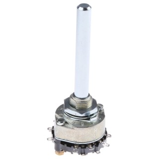 Lorlin RA 3 Position 4PST Rotary Switch 1A Zinc Alloy Panel Mount RA01D03BSSMS0X