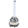 Lorlin RA 3 Position 4PST Rotary Switch 1A Zinc Alloy Panel Mount RA01D03BSSMS0X