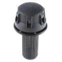 Parker Hydraulic Filler Breather Filter 76 mm Cap, 3-Hole Flange Mount, Polypropylene and Nylon, Black 237-8721
