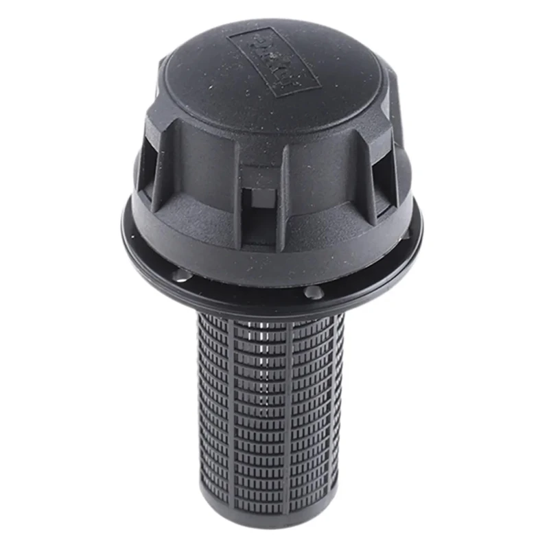 Parker Hydraulic Filler Breather Filter 76 mm Cap, 3-Hole Flange Mount, Polypropylene and Nylon, Black 237-8721