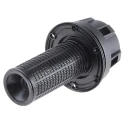 Parker Hydraulic Filler Breather Filter 76 mm Cap, 3-Hole Flange Mount, Polypropylene and Nylon, Black 237-8721