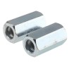 RS PRO Steel Hex Body Standoff M6 Thread Size, 20 mm Length, Zinc Plated 603-542