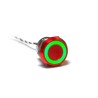 Bulgin Capacitive Switch Latching NC Illuminated Red Green 12-24V DC 500mA IP68 IP69K MC25LCRRG