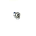 Bulgin Illuminated Push Button Switch Panel Mount Momentary SPST Red LED 16 mm Cutout 50 V DC 250 V AC MP0045