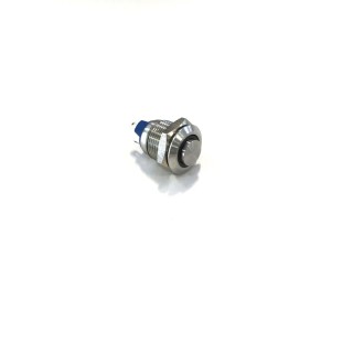 Bulgin Illuminated Push Button Switch Panel Mount Momentary SPST Red LED 16 mm Cutout 50 V DC 250 V AC MP0045