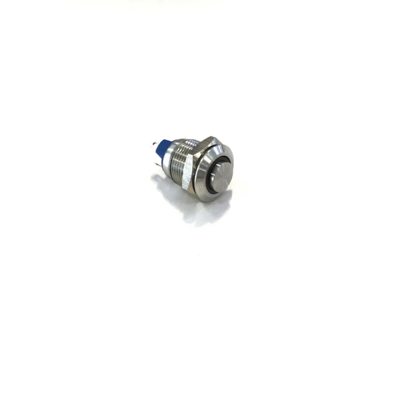 Bulgin Illuminated Push Button Switch Panel Mount Momentary SPST Red LED 16 mm Cutout 50 V DC 250 V AC MP0045