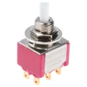 C & K 8020 Series Panel Mount Momentary Push Button Switch DPDT 6.4 mm Cutout 8225SHZBE