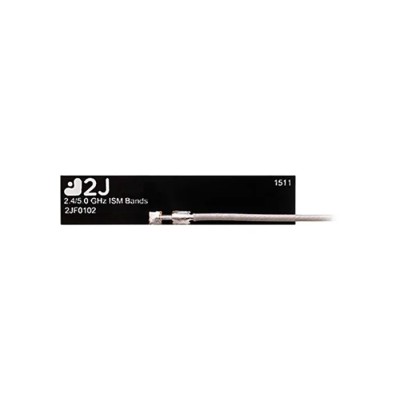 2J Antenna Patch Omni-Directional GPS Antenna with UFL Connector 3.8dBi Gain, Adhesive Mount 2JF0102P-010MC137-UFL