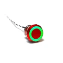 Bulgin Capacitive Switch Latching NO Illuminated Red Green On-Off IP68 Aluminium Housing MC22LORGR
