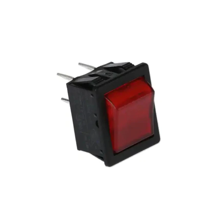 Bulgin Illuminated DPST On-Off On-Off Rocker Switch Panel Plastic Housing 16A 230V AC Red Actuator C1553ATNAE