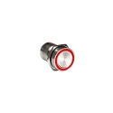 Bulgin Capacitive Switch Momentary NO Illuminated Red Green On-Off IP68 Stainless Steel MC16MOSRG