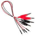Kitronik BBC micro:bit Add-on Crocodile Clip Lead, Red and Black, 300mm Lead Length 2480
