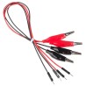 Kitronik BBC micro:bit Add-on Crocodile Clip Lead, Red and Black, 300mm Lead Length 2480