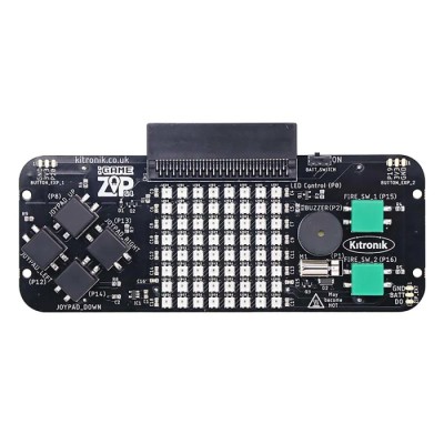 Kitronik BBC Micro:bit Add-on Gaming Accessory with 64 Full Colour ZIP LED Screen 5626