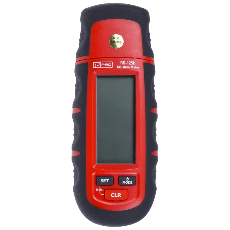 RS PRO Moisture Meter ±2% Accuracy LCD Display Battery-Powered Model 204-8307