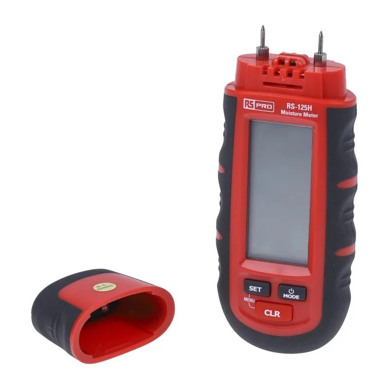 RS PRO Moisture Meter ±2% Accuracy LCD Display Battery-Powered Model 204-8307