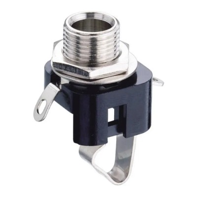 Decelect 6.35 mm Chassis Mount Female Mono Jack Connector 2A 34V AC IEM102-6