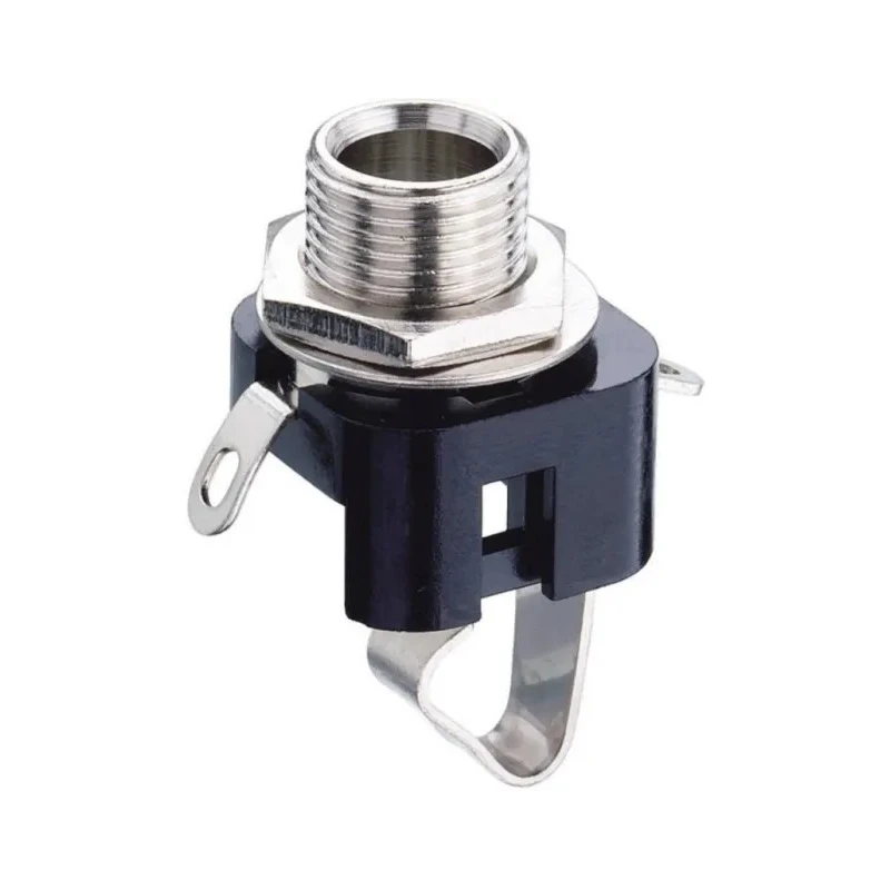 Decelect 6.35 mm Chassis Mount Female Mono Jack Connector 2A 34V AC IEM102-6