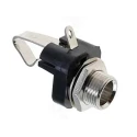 Decelect 6.35 mm Chassis Mount Female Mono Jack Connector 2A 34V AC IEM102-6