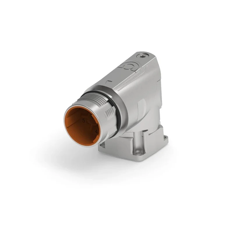 TE Connectivity Circular Connector 6 Contacts Flange Socket Male IP67 630V 30A Speedtec 923 Series BEDC106NN00001216000