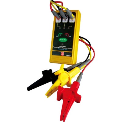 RS PRO Phase Rotation Tester 45 Hz to 400 Hz Frequency Max 600V ac Max Voltage 3-Phase 6W Motor Power 205-0083