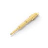 TE Connectivity Male Solder Crimp Pin Connector, Contact Size 1 mm, Wire Size 1 mm², 1.5 mm², Gold Plated Brass 10A 61.006.11