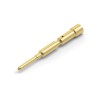 TE Connectivity Male Crimp Pin Connector Gold Plated Brass Contact Size 1 mm 10A Current 61.004.11