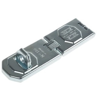 ABUS Steel Hasp & Staple 12.5 mm Staple Hole Diameter 45 mm Width 155 mm Length 110/155 B/DFNLI