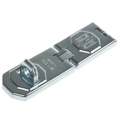 ABUS Steel Hasp & Staple 12.5 mm Staple Hole Diameter 45 mm Width 155 mm Length 110/155 B/DFNLI