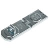 ABUS Steel Hasp & Staple 12.5 mm Staple Hole Diameter 45 mm Width 155 mm Length 110/155 B/DFNLI