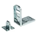 ABUS Steel Hasp & Staple 12.5 mm Staple Hole Diameter 45 mm Width 155 mm Length 110/155 B/DFNLI