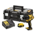 DeWALT XR Keyless Cordless Drill Driver 18 V 5 Ah Brushless Motor 1.5 to 13 mm Chuck Size 65 Nm Torque DCD709P1T-GB