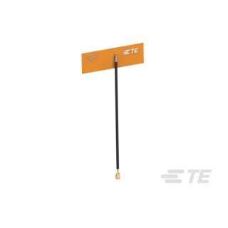 TE Connectivity External FPC WiFi Antenna with MHF1 Connector, Dual Band 2.4 to 5.5 GHz, 2 dBi Gain, 100 mm Cable 2344656-2