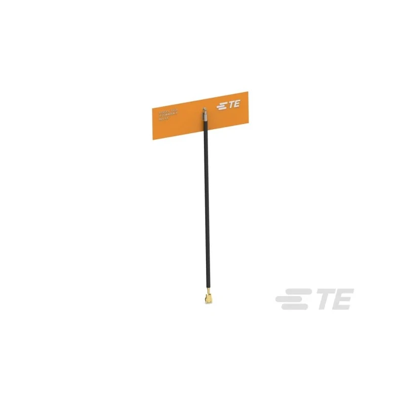 TE Connectivity External FPC WiFi Antenna with MHF1 Connector, Dual Band 2.4 to 5.5 GHz, 2 dBi Gain, 100 mm Cable 2344656-2