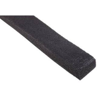 RS PRO Black PVC Foam Tape, 25mm Width x 10 m Length, 10 mm Thickness with Acrylic Adhesive 205-0906