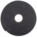 RS PRO Black PVC Foam Tape, 25mm Width x 10 m Length, 10 mm Thickness with Acrylic Adhesive 205-0906