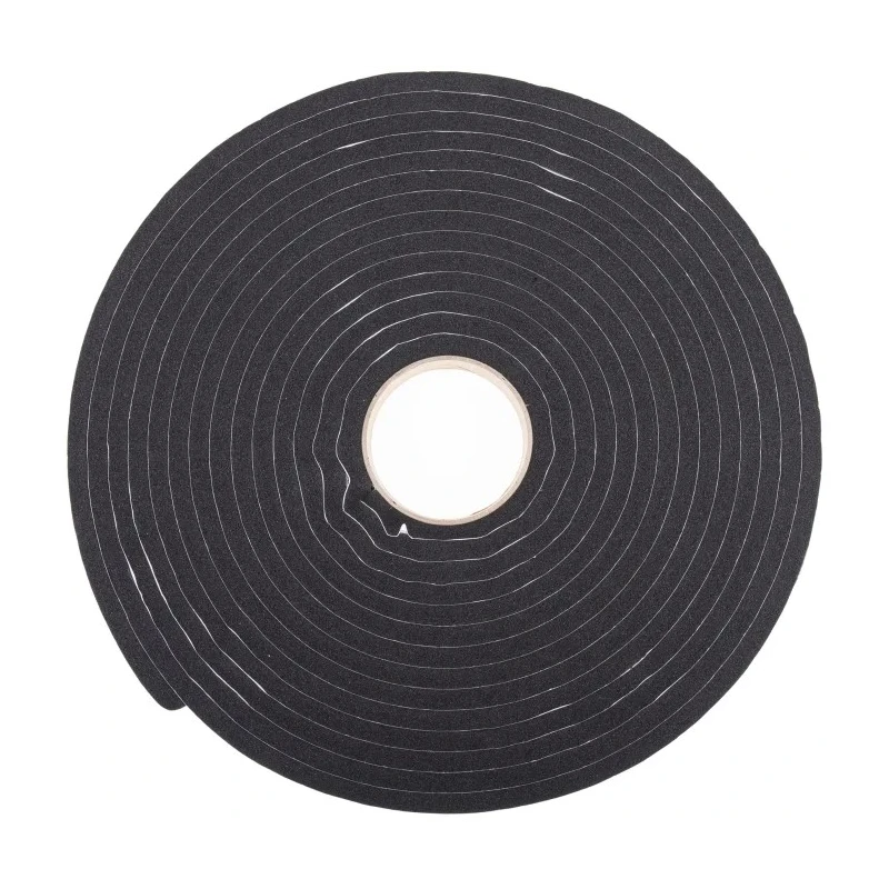 RS PRO Black PVC Foam Tape, 25mm Width x 10 m Length, 10 mm Thickness with Acrylic Adhesive 205-0906