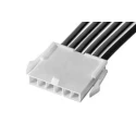 Molex 6 Way Female Mini-Fit Jr to 6 Way Female Mini-Fit Jr Wire to Board Cable 300 mm 600V Nylon Jacket 215320-2062
