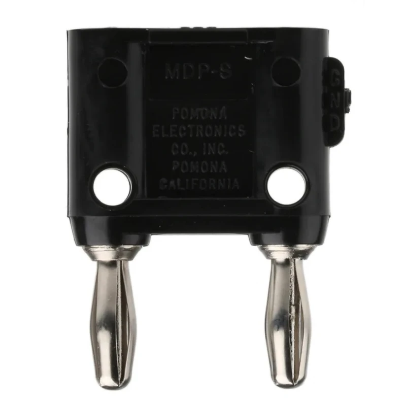 Fluke Black Male Banana Plug Screw Termination 15A 5kV 4.22 mm Connector Nickel Plating MDP-S-0