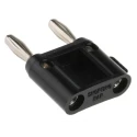 Fluke Black Male Banana Plug Screw Termination 15A 5kV 4.22 mm Connector Nickel Plating MDP-S-0
