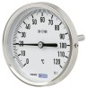 WIKA Dial Thermometer 63 mm Stainless Steel Case, ±5% Accuracy, 50 °C Maximum Temperature, Model 3903575