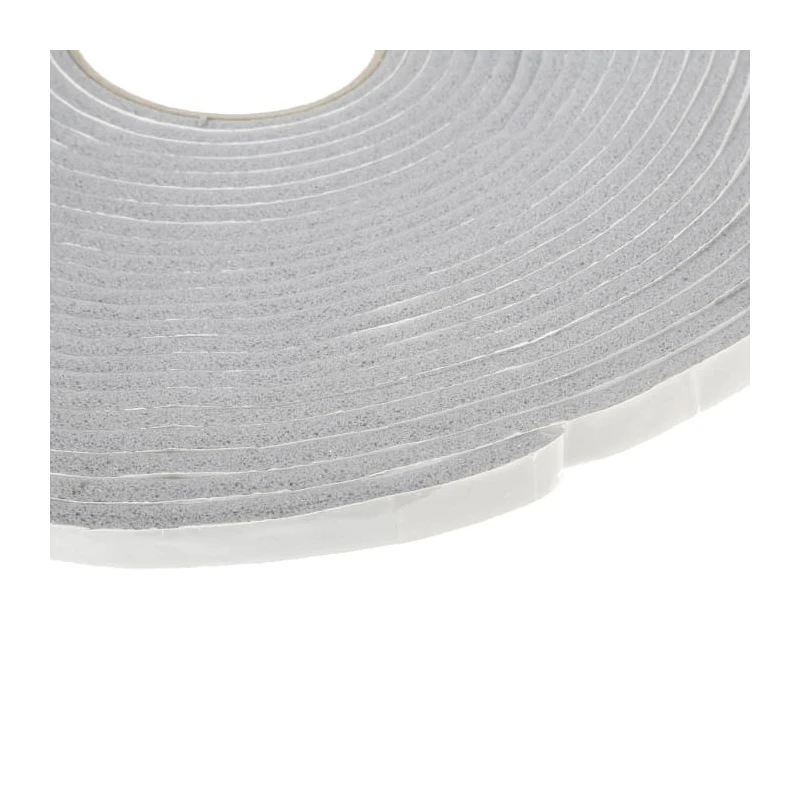 RS PRO Grey Single Sided Polyvinyl Chloride Foam Tape, 12mm Width x 15m Length x 6mm Thickness, Acrylic Adhesive 205-0855