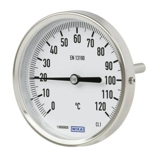 WIKA Industrial Dial Thermometer Stainless Steel Case 63 mm 60 °C 3903702