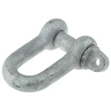 RS PRO Zinc Plated Steel D-Shackle Screw Pin Safe Working Load 5.5t 1.13in Diameter 1.25in Pin Diameter 674-077
