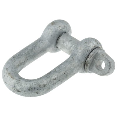 RS PRO Zinc Plated Steel D-Shackle Screw Pin Safe Working Load 5.5t 1.13in Diameter 1.25in Pin Diameter 674-077