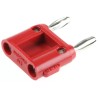 Fluke Red Male Banana Plug Screw Termination 4.22 mm Connector 5kV 15A Nickel Plated MDP-S-2
