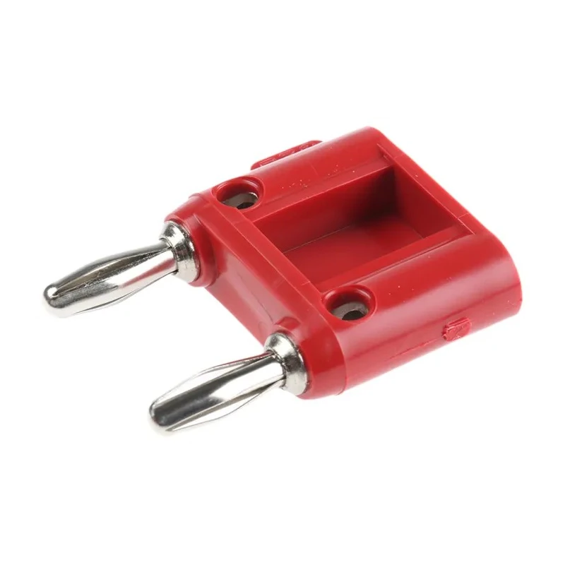 Fluke Red Male Banana Plug Screw Termination 4.22 mm Connector 5kV 15A Nickel Plated MDP-S-2