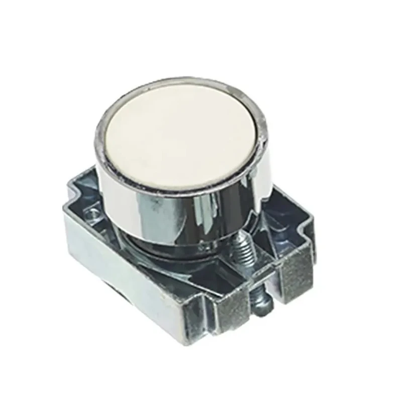 RS PRO White Momentary Push Button Head 22 mm Cutout Diameter Metal Bezel IP65 205-2359